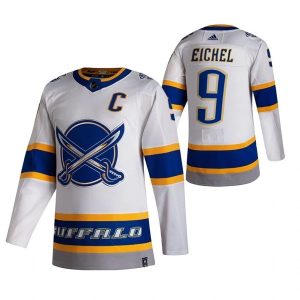 Buffalo Sabres Trikot Jack Eichel 9 2022 Reverse Retro Weiß Authentic